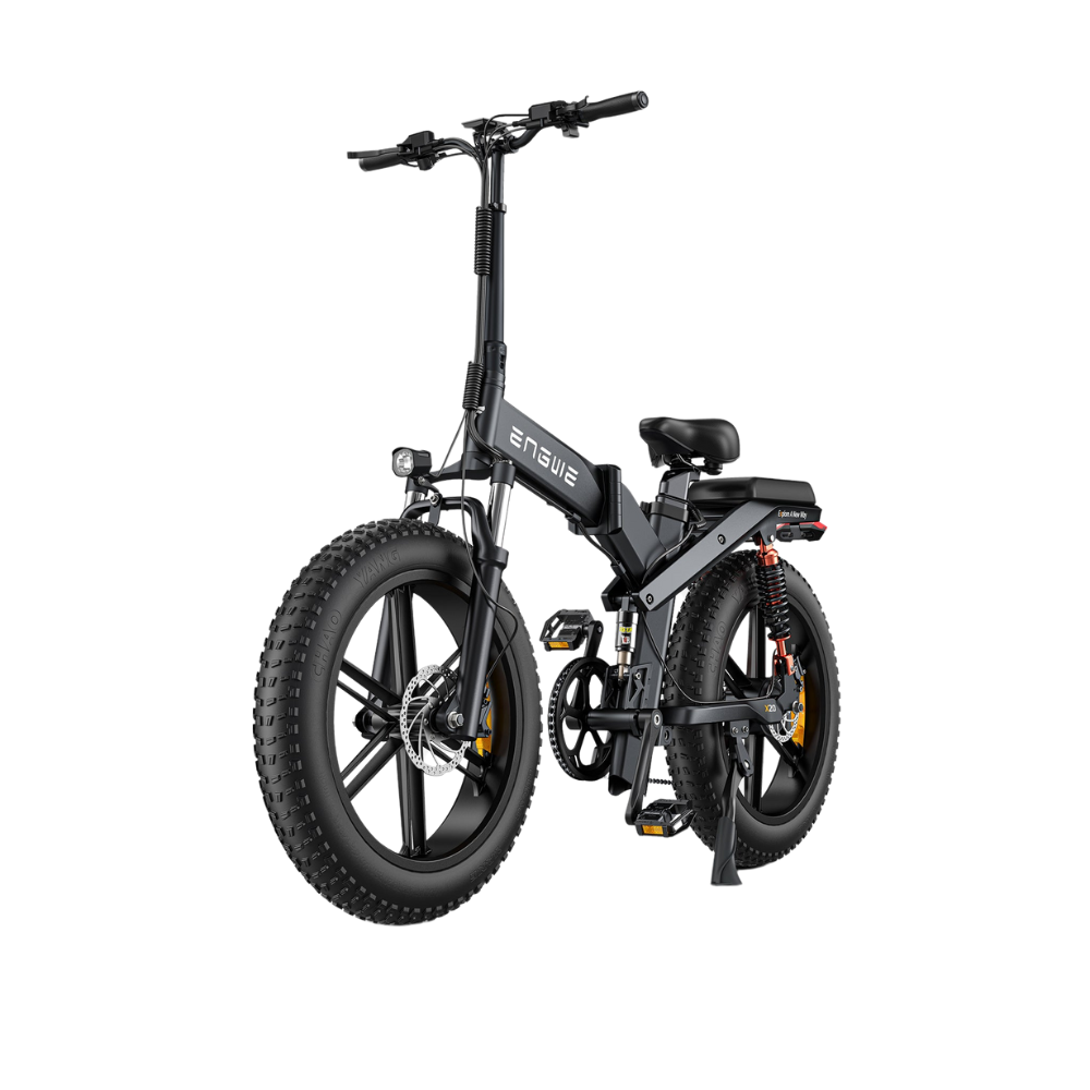 ENGWE X20 | Vélo électrique tout-terrain pliant 20" Fat Bike | Double batterie | Suspension triple | Autonomie 150 km - Nova Bikes