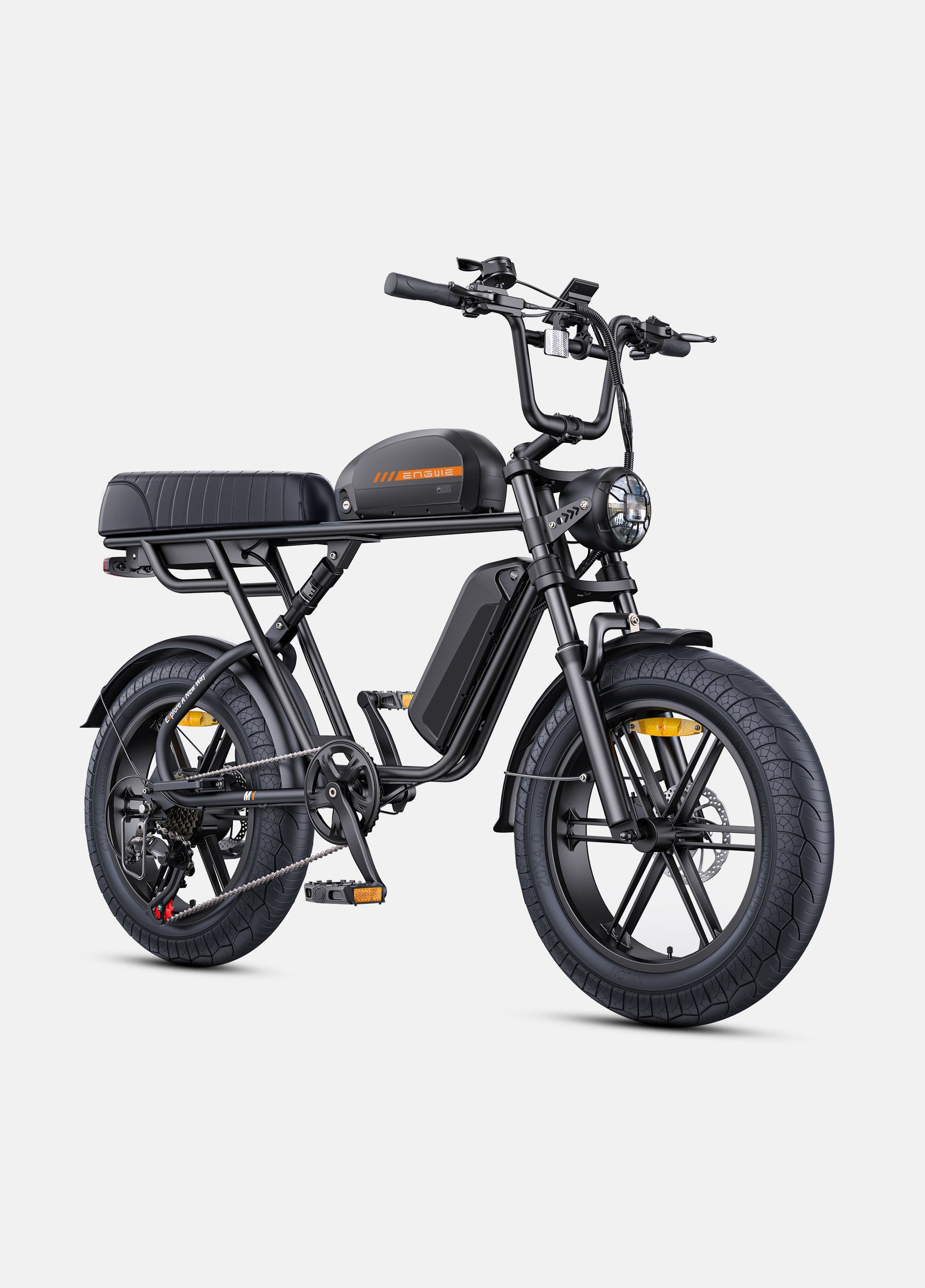 ENGWE M1 | Vélo électrique fatbike double suspension | 20” | 250W | V-max 25 km/h | Autonomie 170 km - Nova Bikes