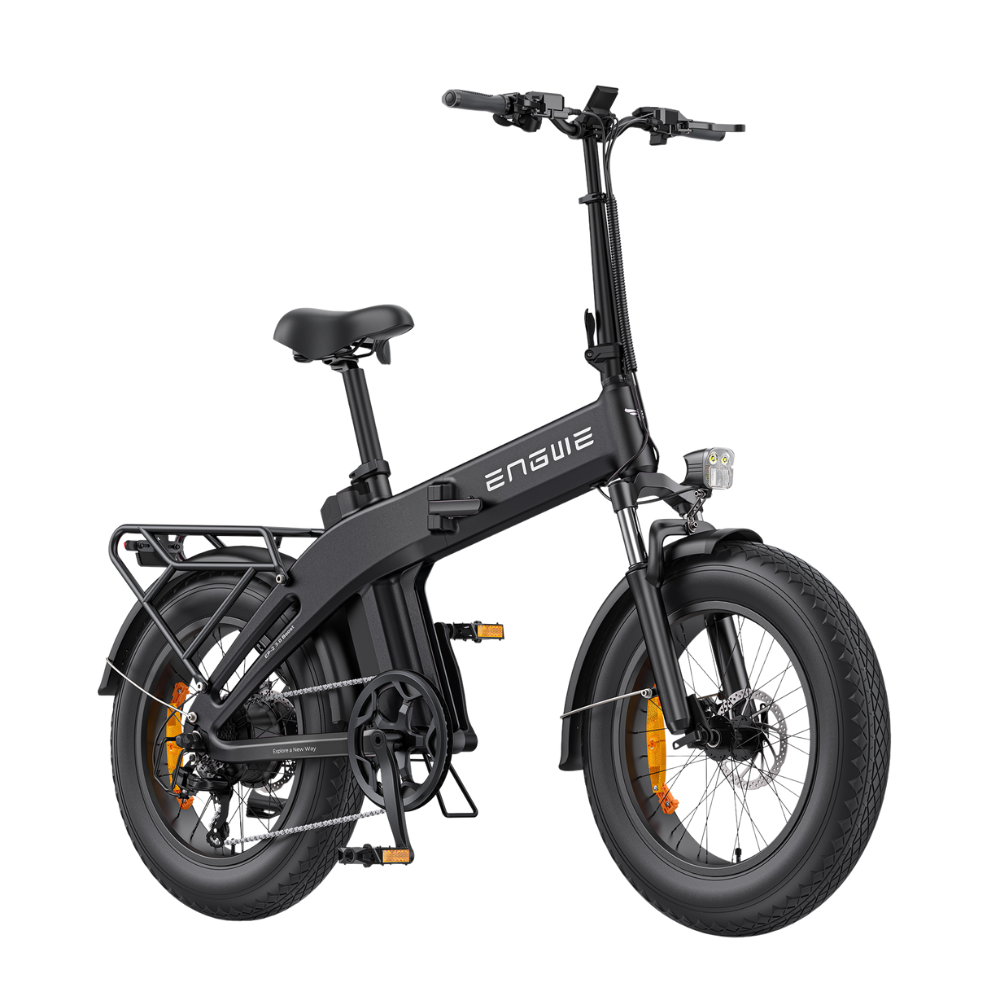 ENGWE EP‑2 3.0 Boost | Vélo électrique pliant Fat bike 20" | Freins à disques hydrauliques | Autonomie 120 km