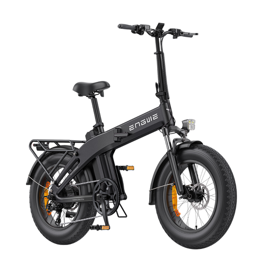 ENGWE EP‑2 3.0 Boost | Vélo électrique pliant Fat bike 20" | Freins à disques hydrauliques | Autonomie 120 km