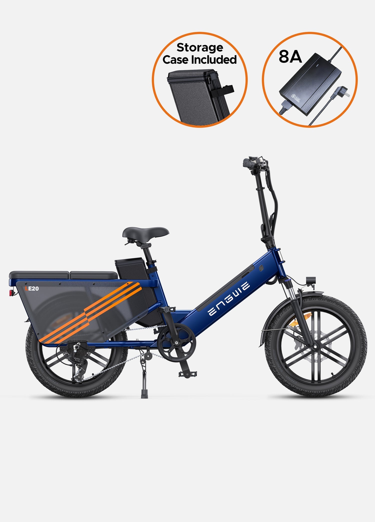 ENGWE LE20 version internationale | Vélo électrique cargo 20” | Autonomie 340 km - Nova Bikes