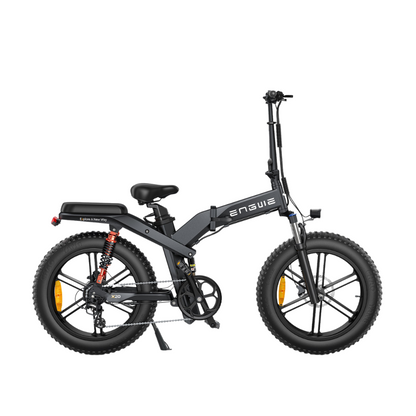 ENGWE X20 | Vélo électrique tout-terrain pliant 20" Fat Bike | Double batterie | Suspension triple | Autonomie 150 km - Nova Bikes