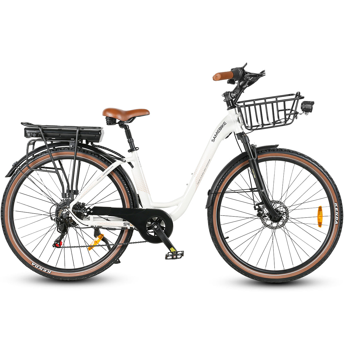 SAMEBIKE RS-A07 | Vélo électrique urbain 28” | Autonomie 80 km - Nova Bikes