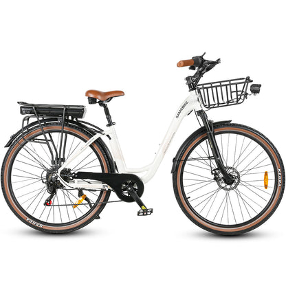 SAMEBIKE RS-A07 | Vélo électrique urbain 28” | Autonomie 80 km - Nova Bikes
