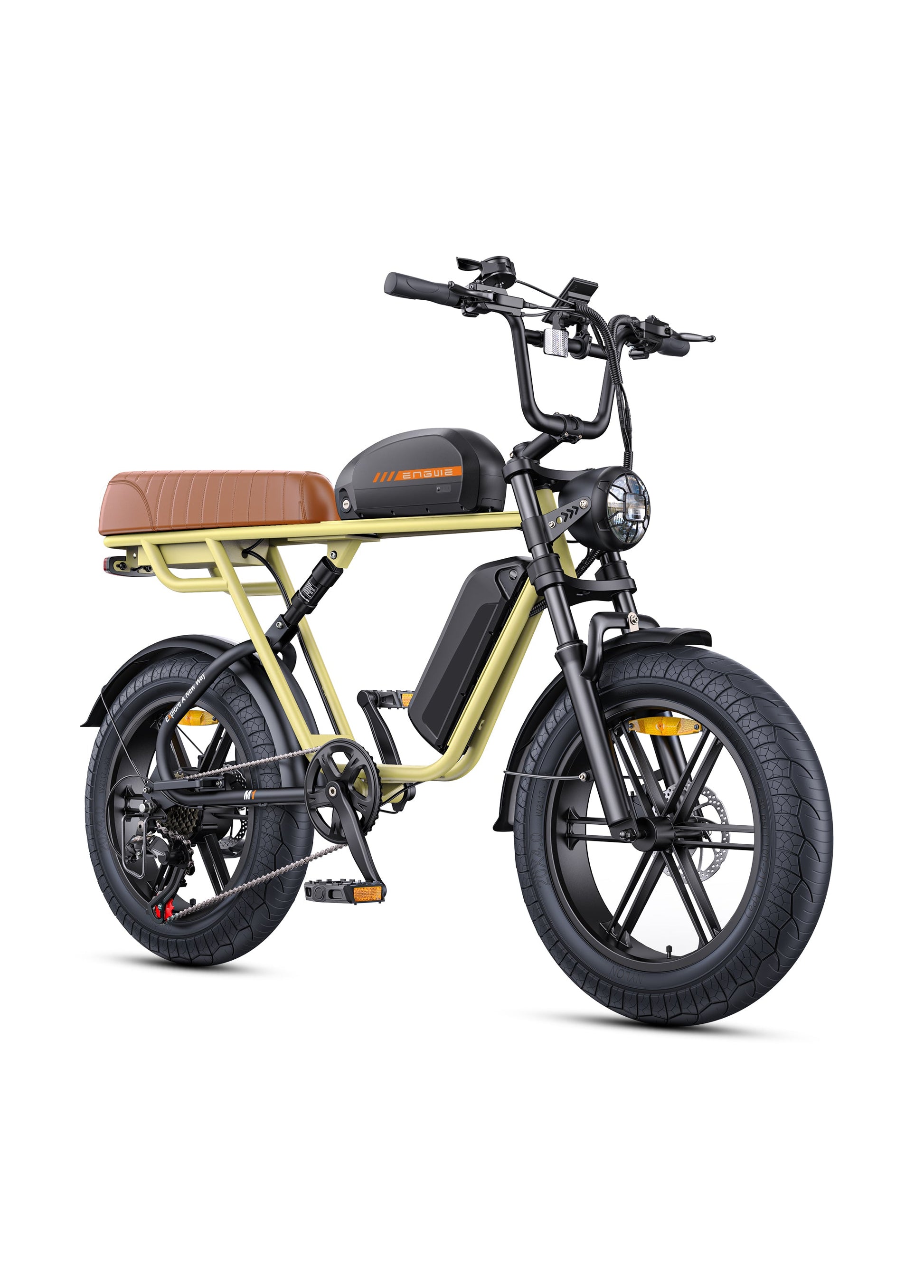 ENGWE M1 | Vélo électrique fatbike double suspension | 20” | 250W | V-max 25 km/h | Autonomie 170 km - Nova Bikes