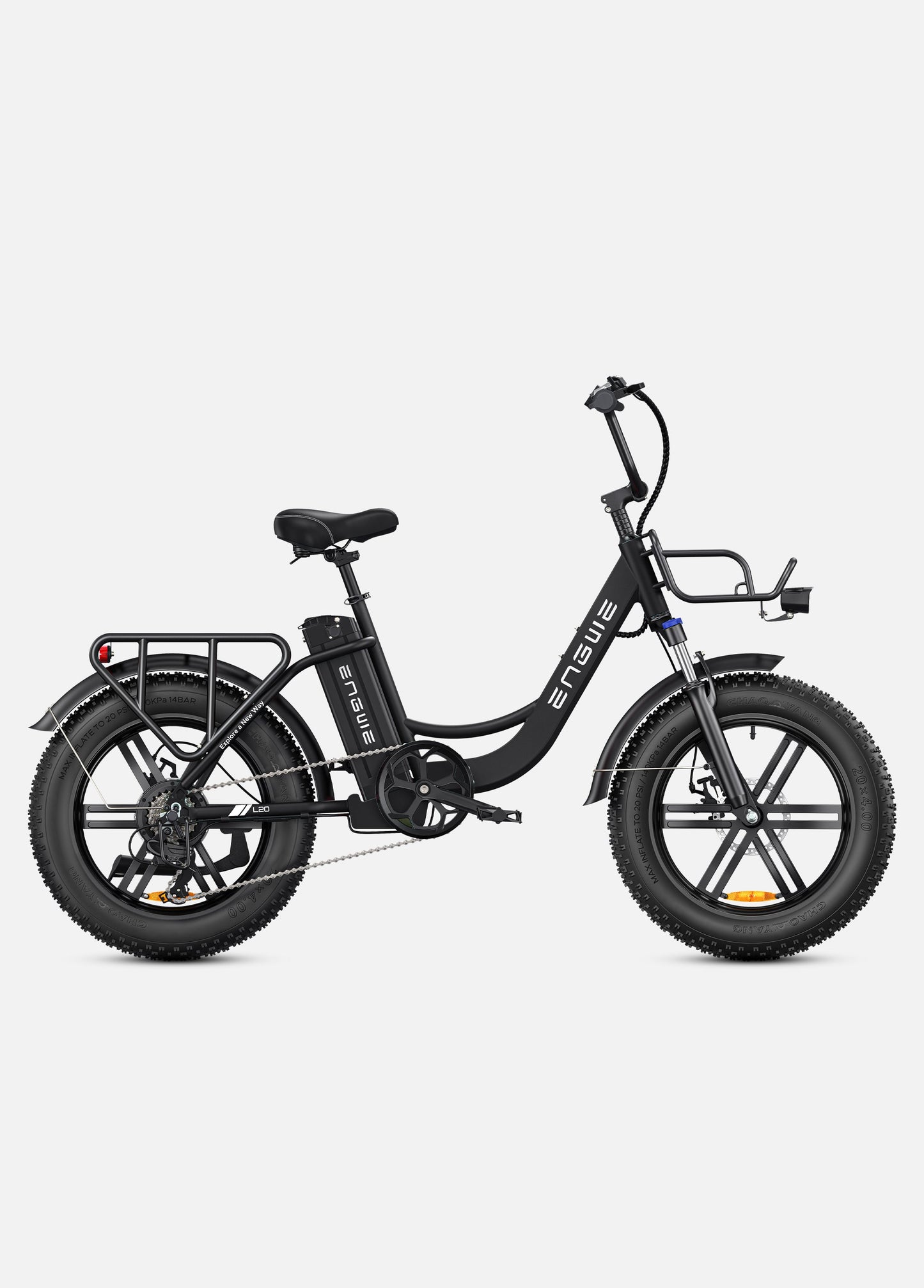 ENGWE L20 | Vélo électrique pliable à double suspension | 20” | 250W | V-max 25 km/h | Autonomie 140 km - Nova Bikes
