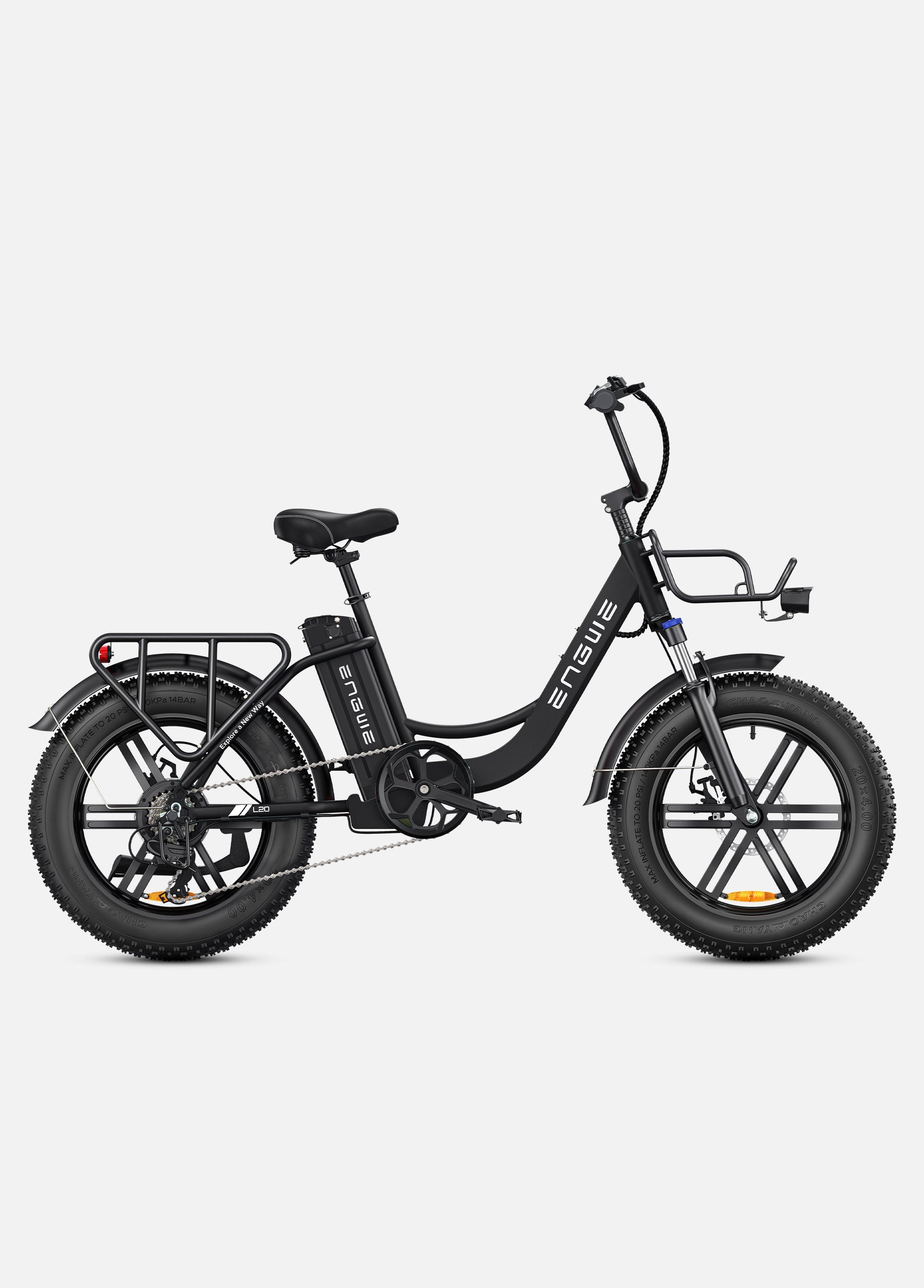 ENGWE L20 | Vélo électrique pliable à double suspension | 20” | 250W | V-max 25 km/h | Autonomie 140 km - Nova Bikes