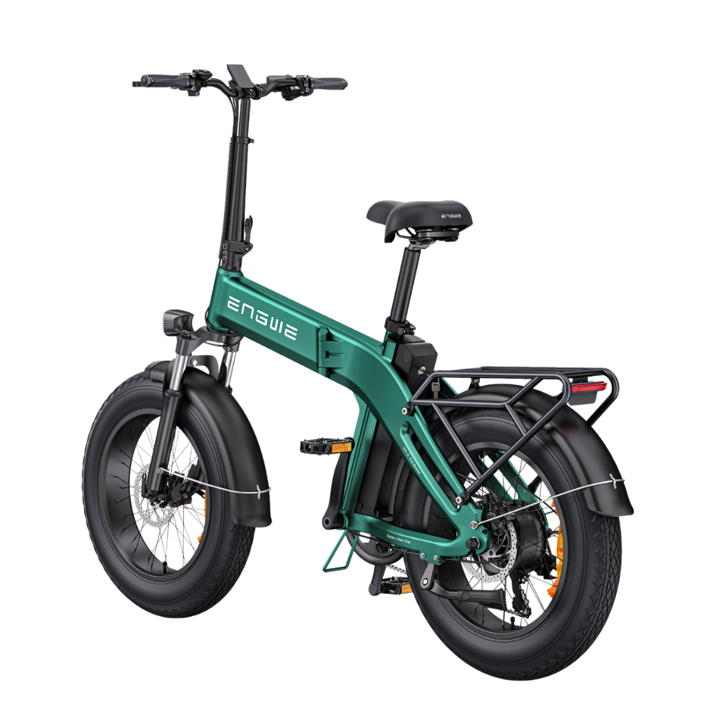 ENGWE EP‑2 3.0 Boost | Vélo électrique pliant Fat bike 20" | Freins à disques hydrauliques | Autonomie 120 km