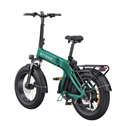 ENGWE EP‑2 3.0 Boost | Vélo électrique pliant Fat bike 20" | Freins à disques hydrauliques | Autonomie 120 km