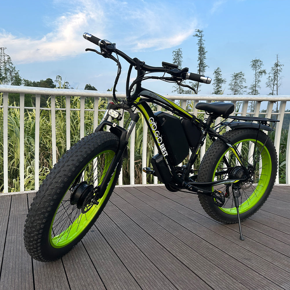 GOGOBEST GF700 | VTT électrique 26" Fat Bike | 1000W Double moteur | V-max 25 km/h | Autonomie 70 km - Nova Bikes