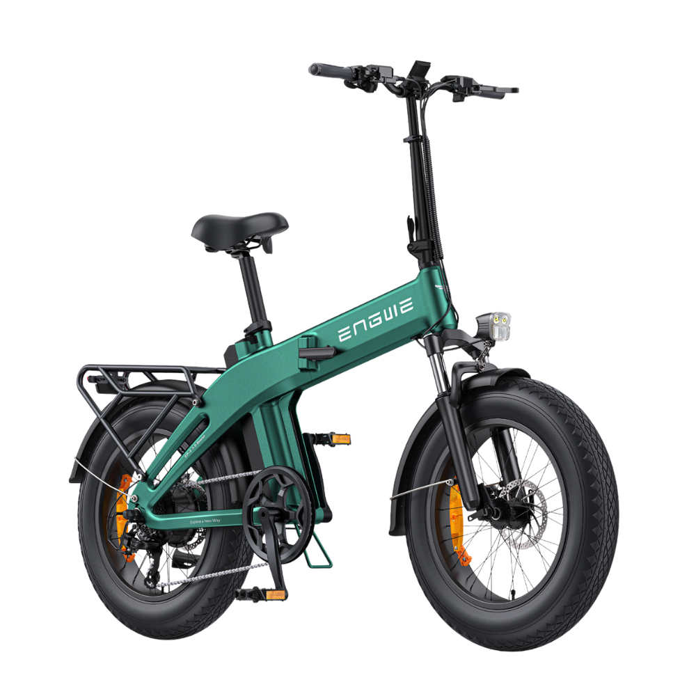 ENGWE EP‑2 3.0 Boost | Vélo électrique pliant Fat bike 20" | Freins à disques hydrauliques | Autonomie 120 km