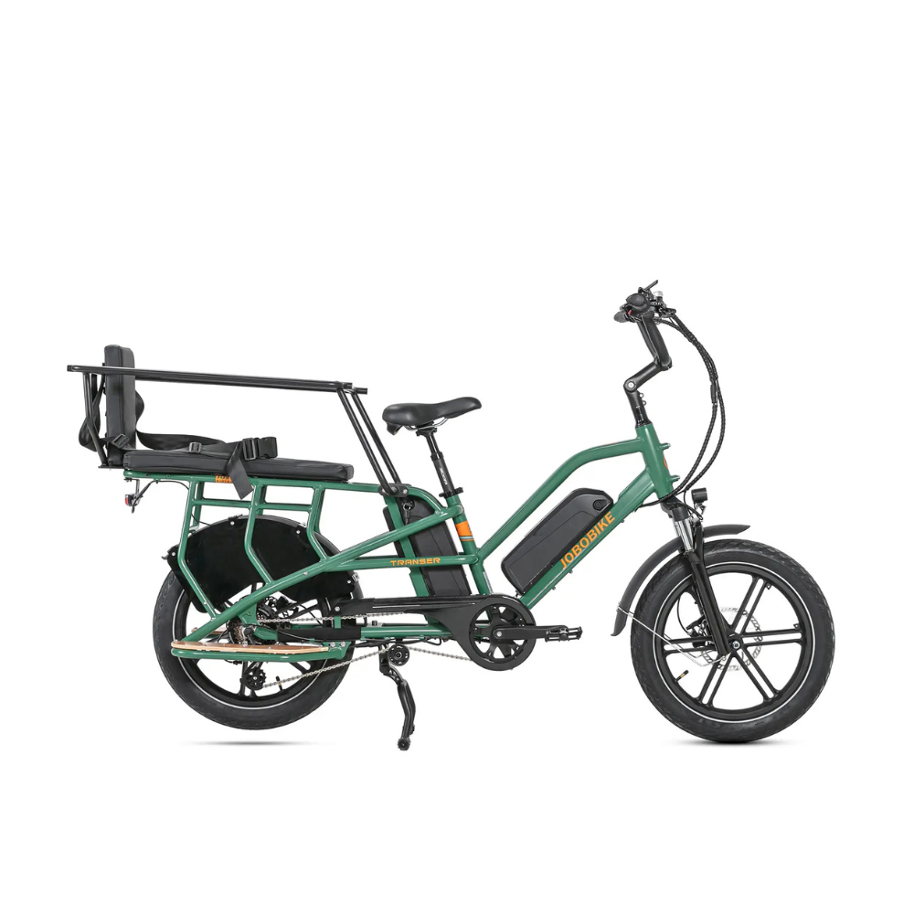 JOBOBIKE Transer | Vélo électrique Cargo/Famille | Capacité 200 kg | Autonomie 120km