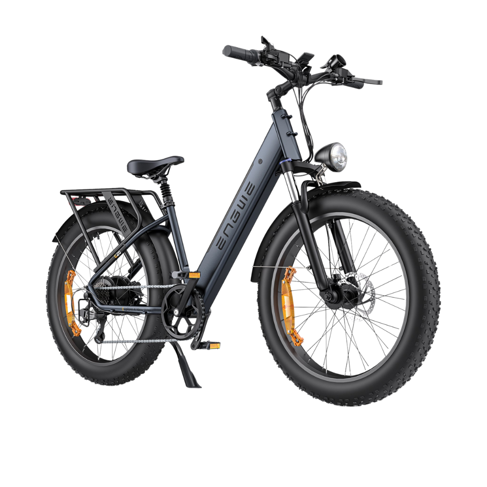 ENGWE E26 | Vélo électrique tout-terrain 26" Fat Bike | Suspension avant/arrière | Autonomie 140 km