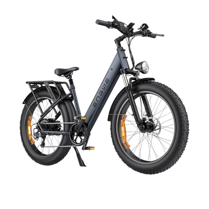 ENGWE E26 | Vélo électrique tout-terrain 26" Fat Bike | Suspension avant/arrière | Autonomie 140 km
