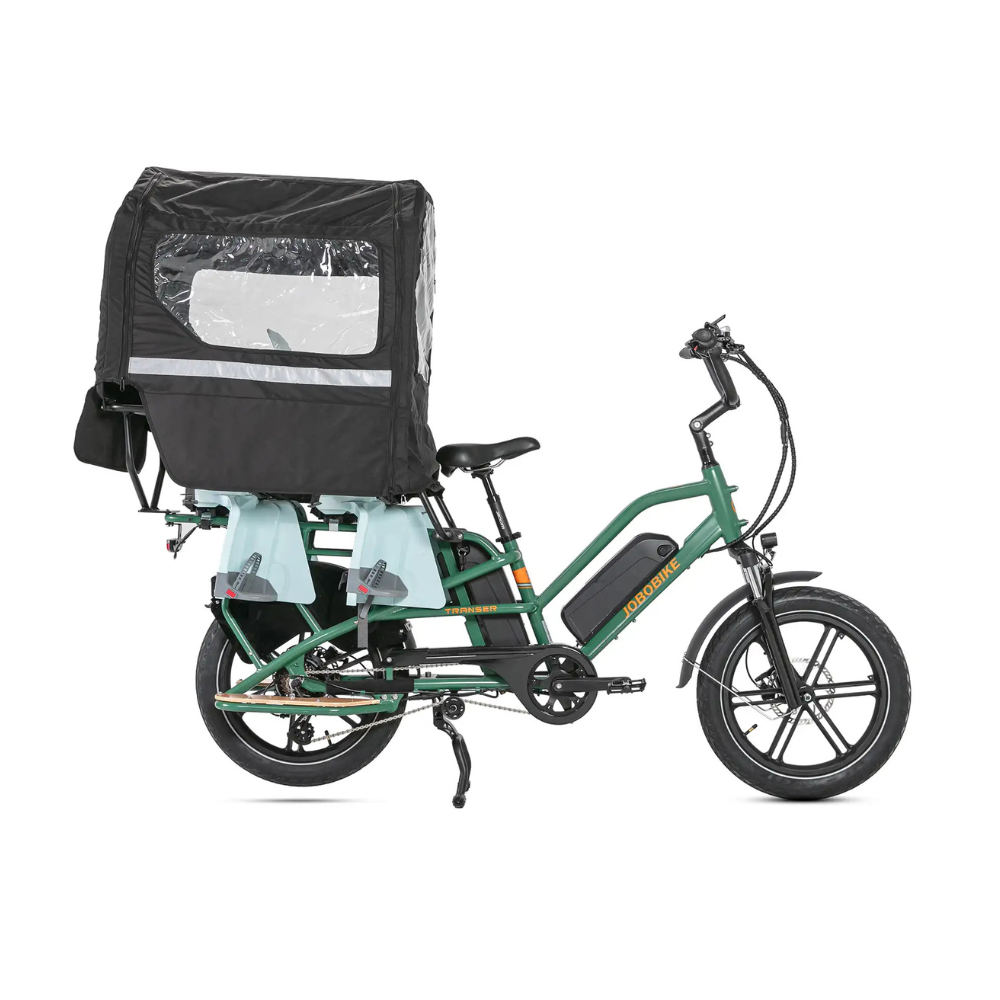 JOBOBIKE Transer | Vélo électrique Cargo/Famille | Capacité 200 kg | Autonomie 120km
