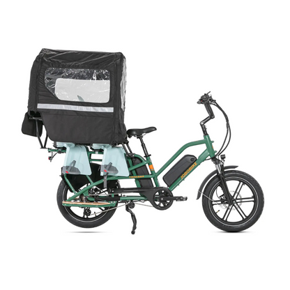 JOBOBIKE Transer | Vélo électrique Cargo/Famille | Capacité 200 kg | Autonomie 120km