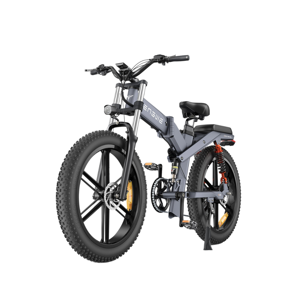 ENGWE X26 | Vélo électrique tout-terrain pliant 26" Fat Bike | Double batterie | Suspension triple | Autonomie 150 km (Copy) - Nova Bikes