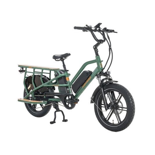 JOBOBIKE Transer | Vélo électrique Cargo/Famille | Capacité 200 kg | Autonomie 120km