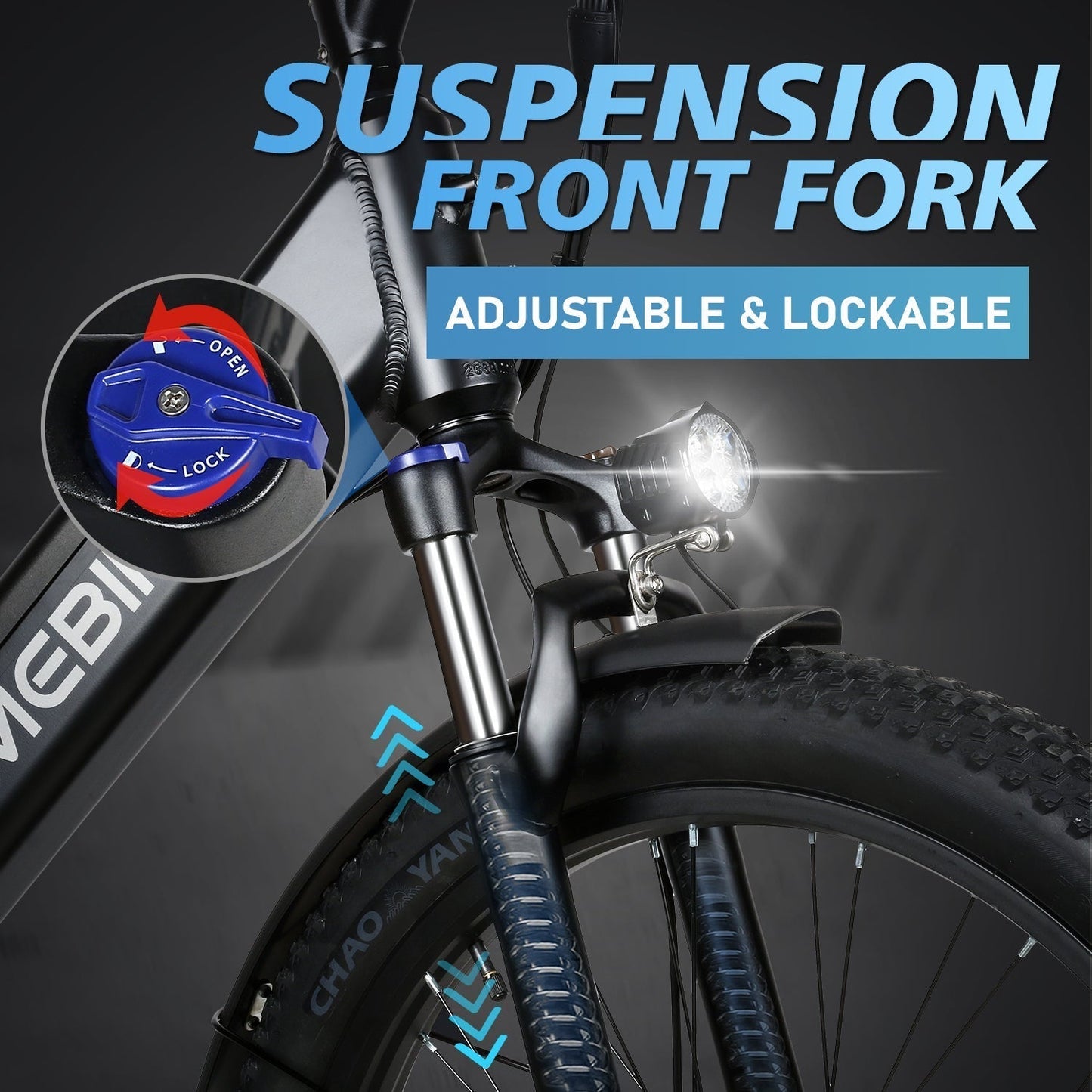 SAMEBIKE RS-A01 Plus | Vélo électrique urbain 26” Fat Bike | Autonomie 110 km - Nova Bikes