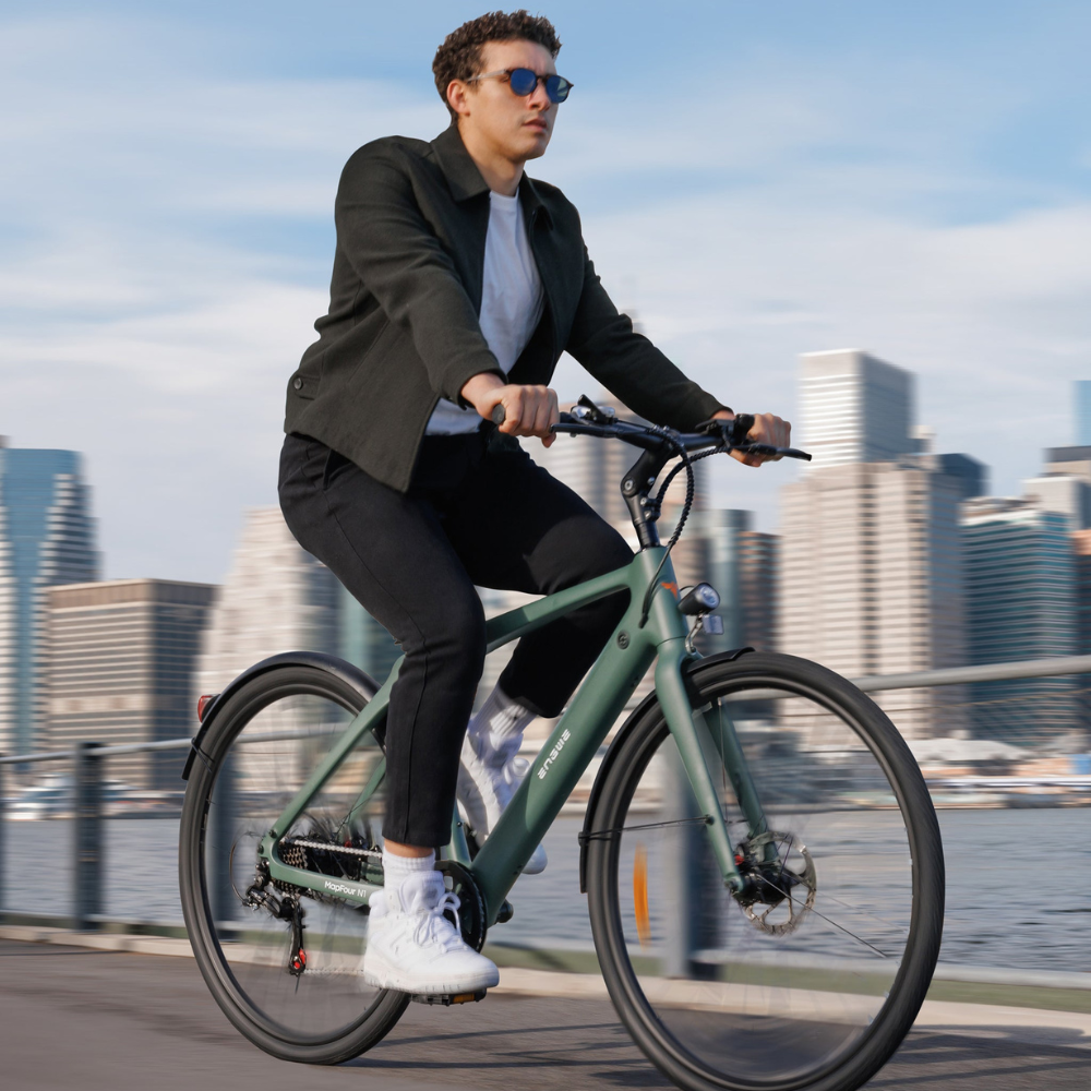 ENGWE MapFour N1 Air | Vélo électrique urbain 700C ultra léger | Fibre de carbone | Autonomie 100 km - Nova Bikes