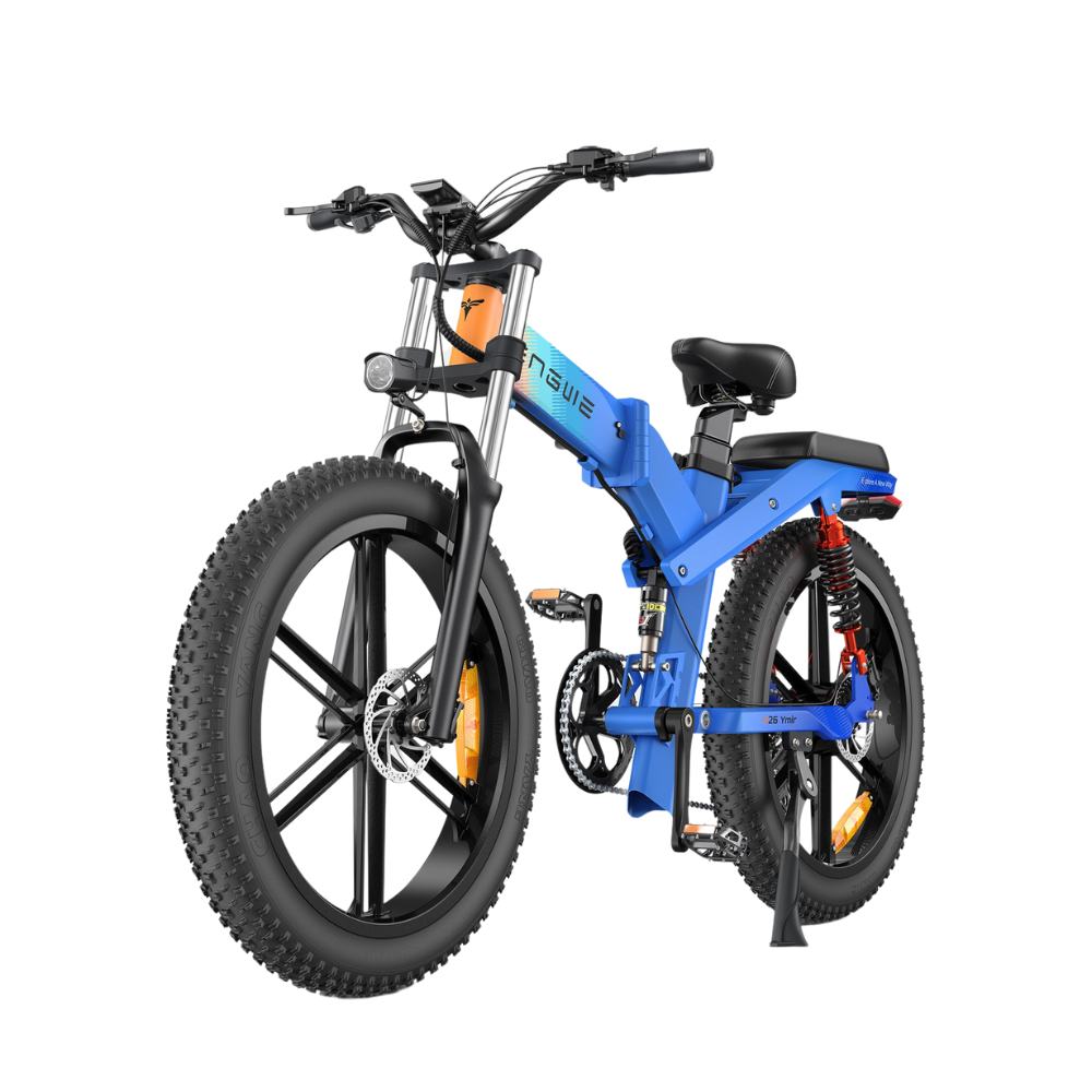 ENGWE X26 | Vélo électrique tout-terrain pliant 26" Fat Bike | Double batterie | Suspension triple | Autonomie 150 km (Copy) - Nova Bikes