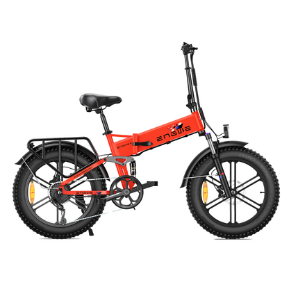 ENGWE Engine X | Vélo électrique pliant 20" Fat Bike | Suspension avant/arrière | Autonomie 120 km - Nova Bikes