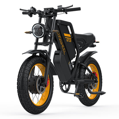 COSWHEEL GT20 PRO | Fat Bike électrique bimoteur 20” | 2×1500W (3000W crête) | V-max 25 km/h | Autonomie 145 km - Nova Bikes