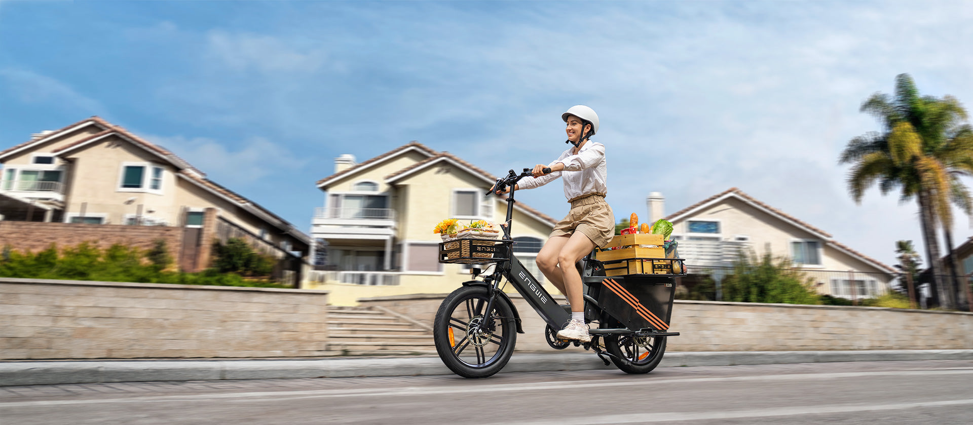 ENGWE LE20 version internationale | Vélo électrique cargo 20” | Autonomie 340 km - Nova Bikes