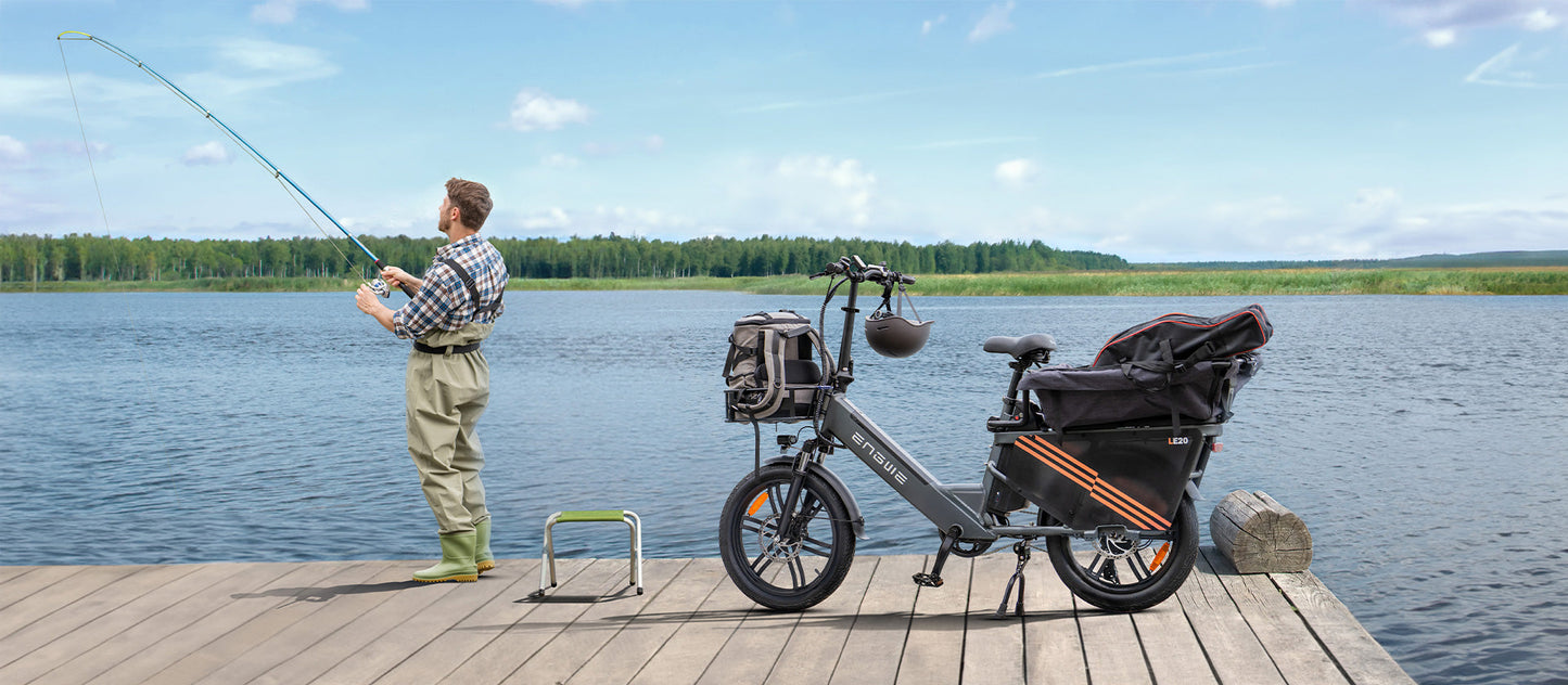 ENGWE LE20 version internationale | Vélo électrique cargo 20” | Autonomie 340 km - Nova Bikes