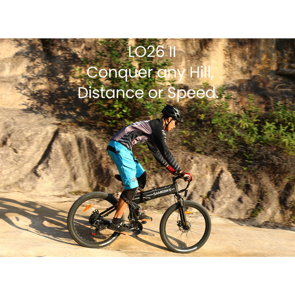 SAMEBIKE LO26-II | Vélo électrique pliant 26” tout-terrain | Autonomie 100 km - Nova Bikes