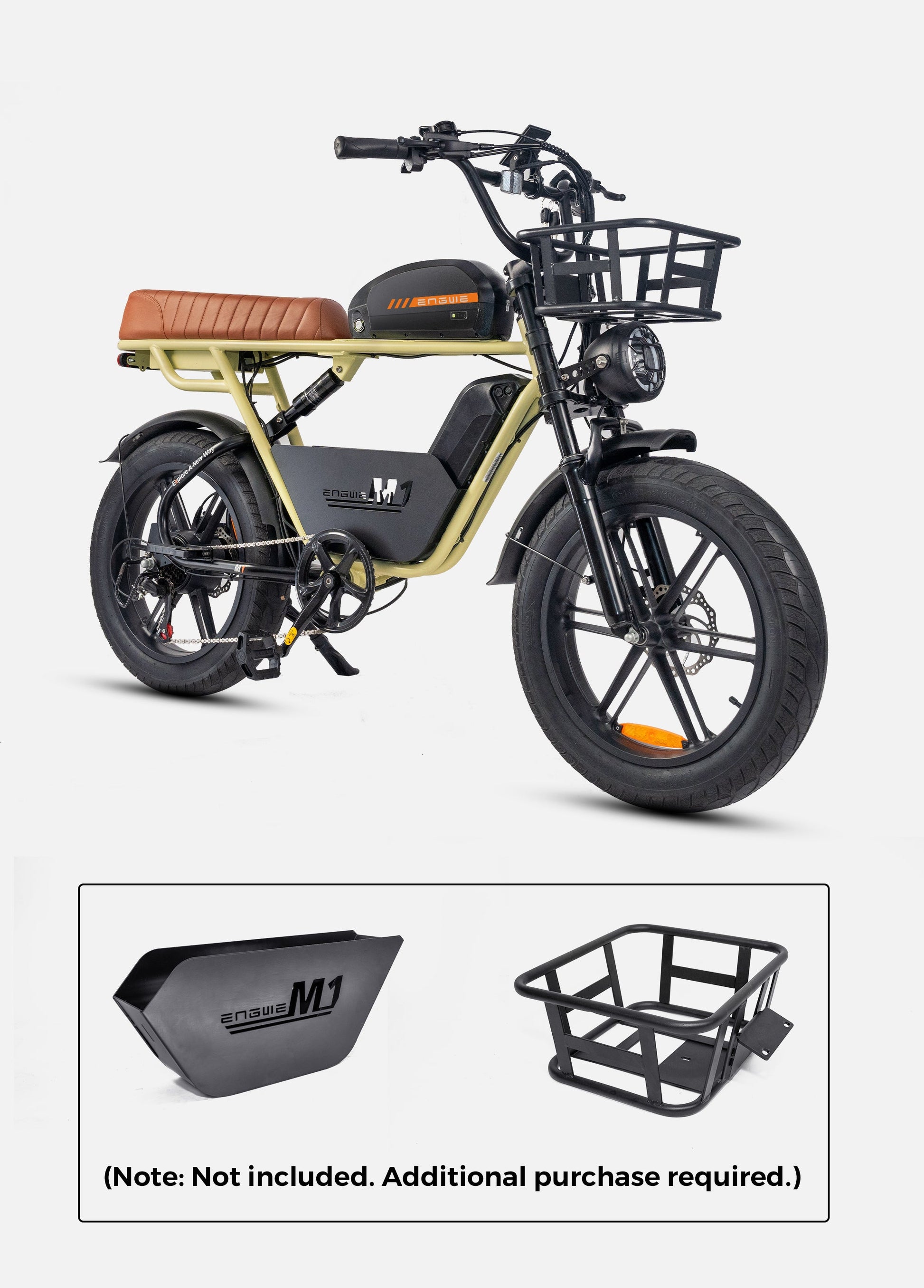 ENGWE M1 | Vélo électrique fatbike double suspension | 20” | 250W | V-max 25 km/h | Autonomie 170 km - Nova Bikes