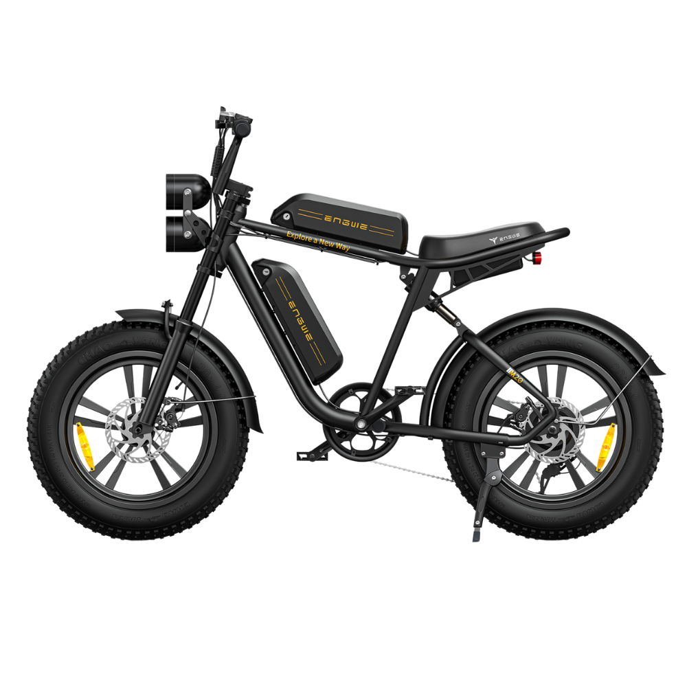 ENGWE M20 | Vélo électrique tout terrain 20" Fat Bike | Double batterie | Suspension hydraulique et à air | Autonomie 150 km - Nova Bikes