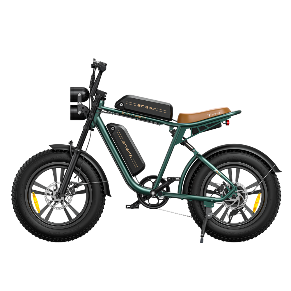 ENGWE M20 | Vélo électrique tout terrain 20" Fat Bike | Double batterie | Suspension hydraulique et à air | Autonomie 150 km - Nova Bikes
