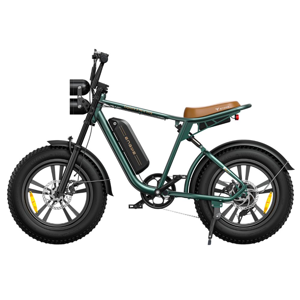 ENGWE M20 | Vélo électrique tout terrain 20" Fat Bike | Double batterie | Suspension hydraulique et à air | Autonomie 150 km - Nova Bikes