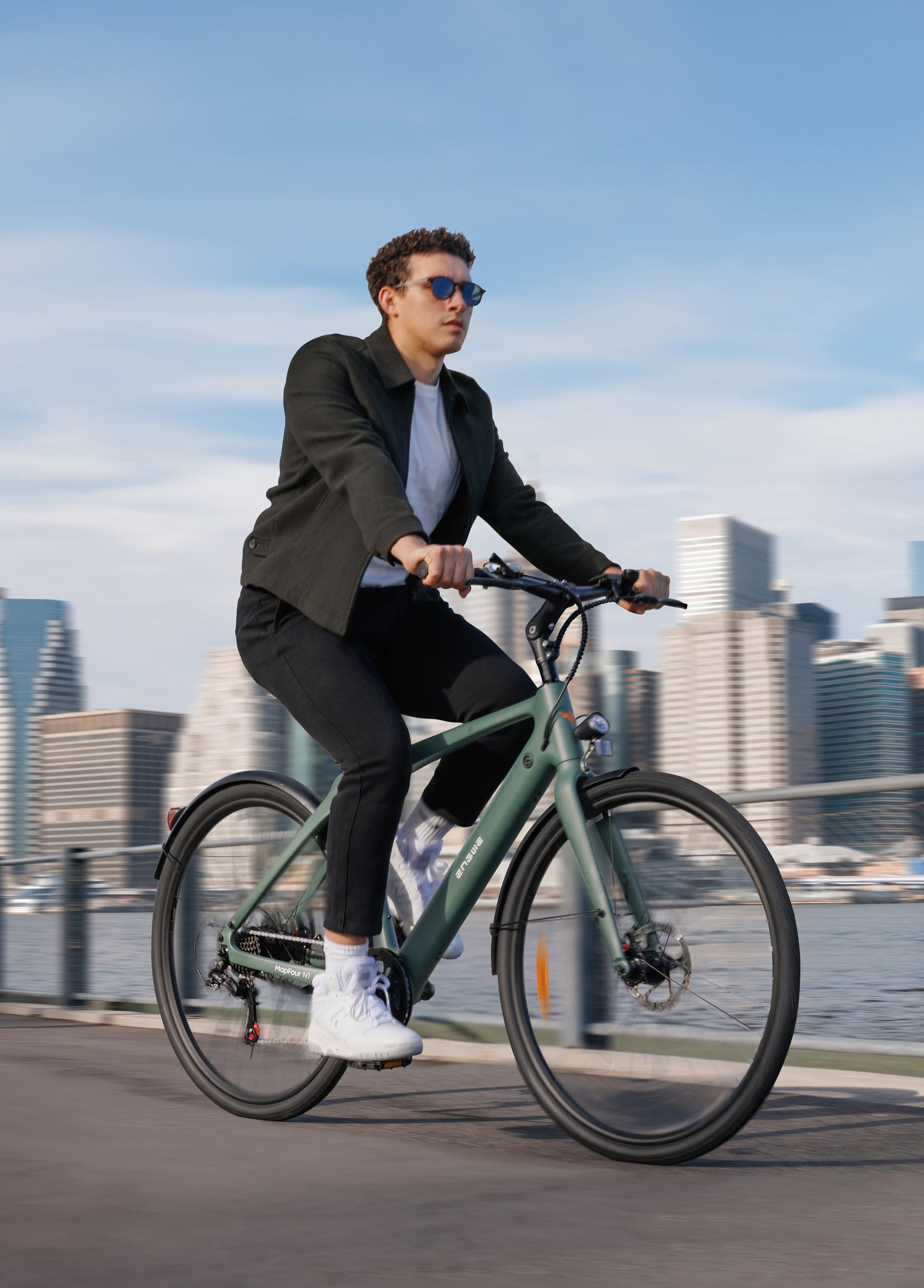 ENGWE MAPFOUR N1 AIR | Vélo électrique urbain léger | 700C | 250W | V-max 25 km/h | Autonomie 100 km - Nova Bikes