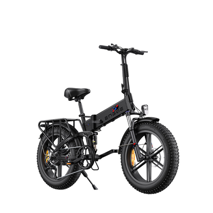 ENGWE Engine X | Vélo électrique pliant 20" Fat Bike | Suspension avant/arrière | Autonomie 120 km - Nova Bikes