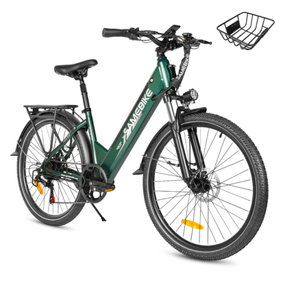 SAMEBIKE RS-A01 Pro-T | Vélo électrique urbain 27.5” | Autonomie 80 km - Nova Bikes