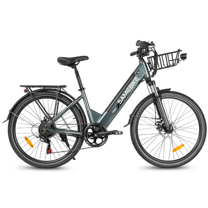 SAMEBIKE RS-A01 Pro-T | Vélo électrique urbain 27.5” | Autonomie 80 km - Nova Bikes