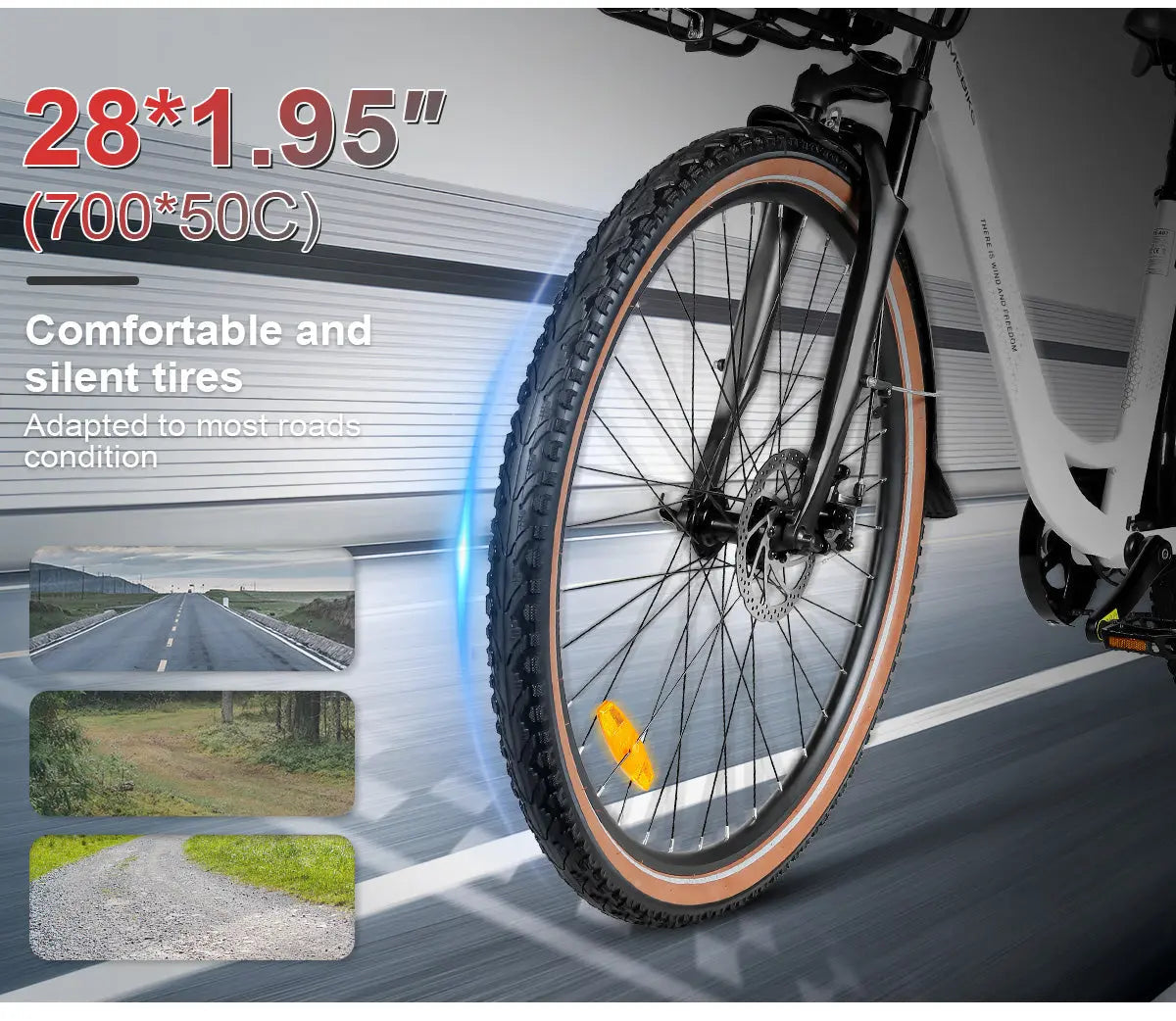 SAMEBIKE RS-A07 | Vélo électrique urbain 28” | Autonomie 80 km - Nova Bikes