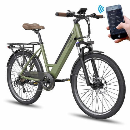 FAFREES F26 Pro | Vélo électrique de Ville 26" | 250W | V-max 25 km/h | Autonomie 110 km | Batterie 14,5Ah | Support APP - Nova Bikes