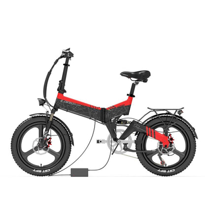 LANKELEISI G650 | Vélo électrique pliant 20" | 500W | V-max 25 km/h | Autonomie 110 km - Nova Bikes