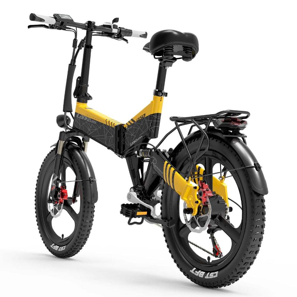 LANKELEISI G650 | Vélo électrique pliant 20" | 500W | V-max 25 km/h | Autonomie 110 km - Nova Bikes