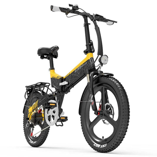 LANKELEISI G650 | Vélo électrique pliant 20" | 500W | V-max 25 km/h | Autonomie 110 km - Nova Bikes