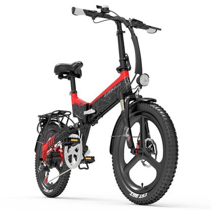 LANKELEISI G650 | Vélo électrique pliant 20" | 500W | V-max 25 km/h | Autonomie 110 km - Nova Bikes