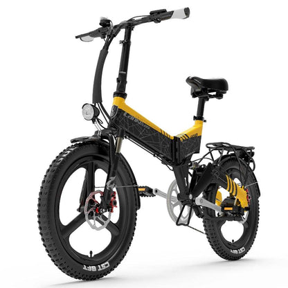 LANKELEISI G650 | Vélo électrique pliant 20" | 500W | V-max 25 km/h | Autonomie 110 km - Nova Bikes