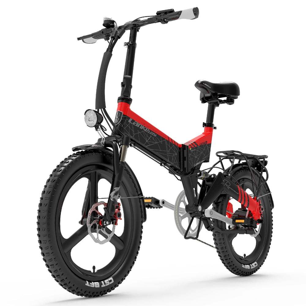 LANKELEISI G650 | Vélo électrique pliant 20" | 500W | V-max 25 km/h | Autonomie 110 km - Nova Bikes
