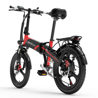 LANKELEISI G660 | Vélo électrique pliant 20" | 500W | V-max 25 km/h | Autonomie 110 km - Nova Bikes