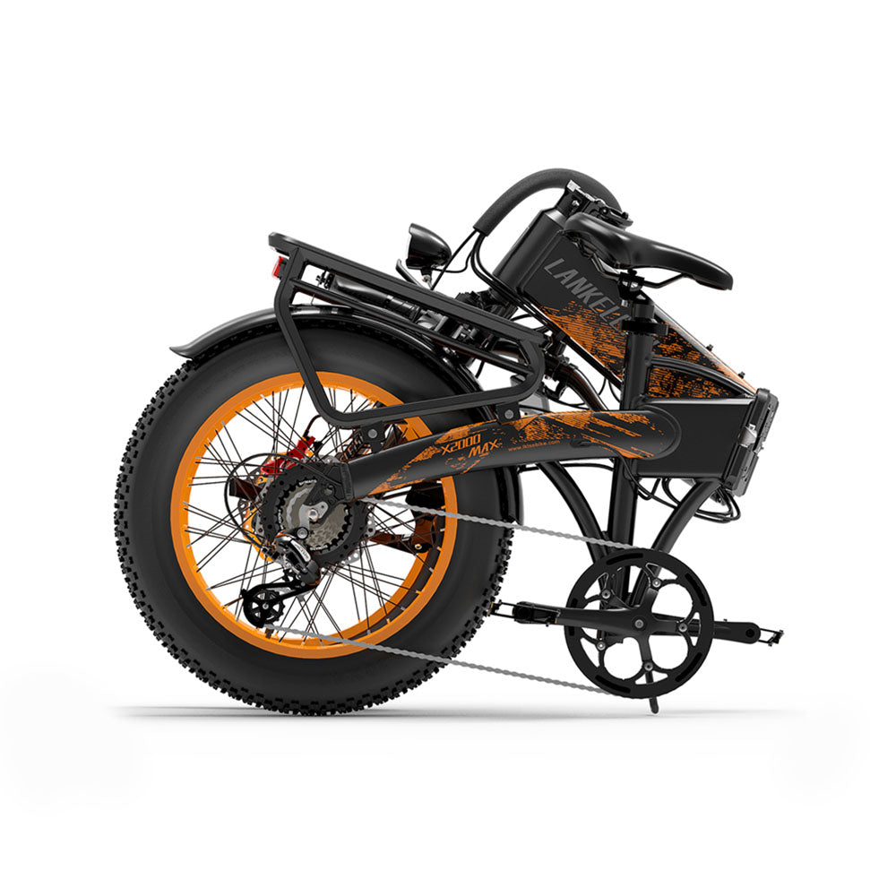 LANKELEISI X2000 MAX | Vélo électrique Fat Bike 20" pliant | 1000W Dual Motor | V-max 25 km/h | Autonomie 130 km - Nova Bikes