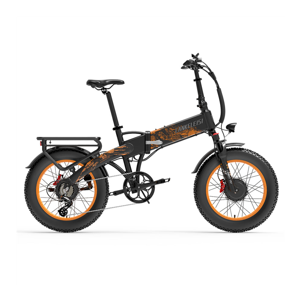 LANKELEISI X2000 MAX | Vélo électrique Fat Bike 20" pliant | 1000W Dual Motor | V-max 25 km/h | Autonomie 130 km - Nova Bikes