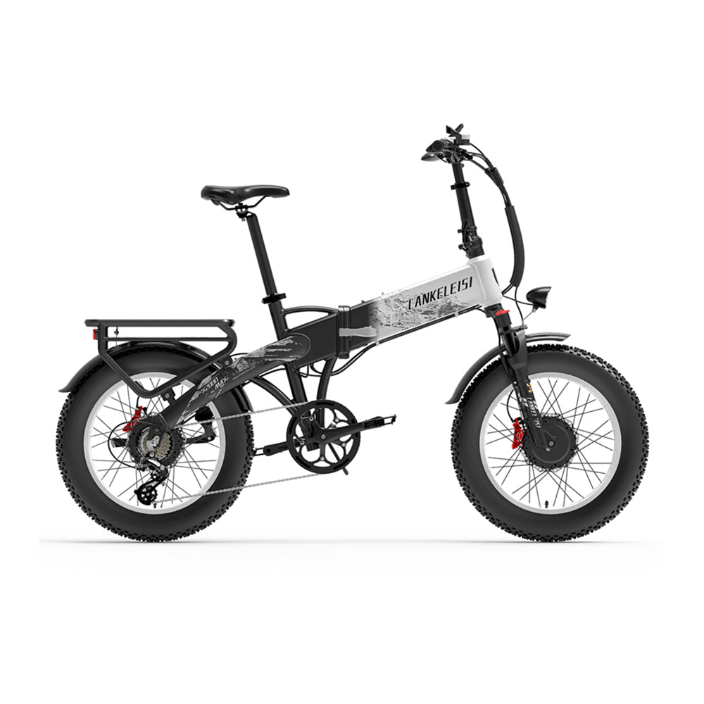 LANKELEISI X2000 MAX | Vélo électrique Fat Bike 20" pliant | 1000W Dual Motor | V-max 25 km/h | Autonomie 130 km - Nova Bikes